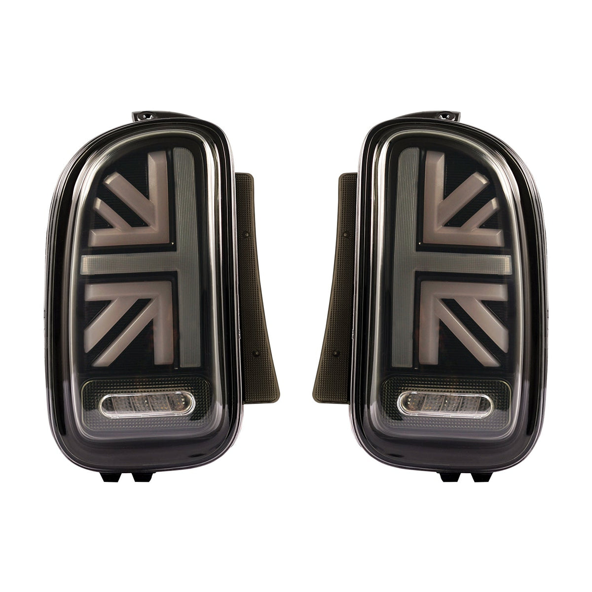 Mini Clubman R55 LED Tail Lights – Union Jack, Sequential Turn (2007–2014)