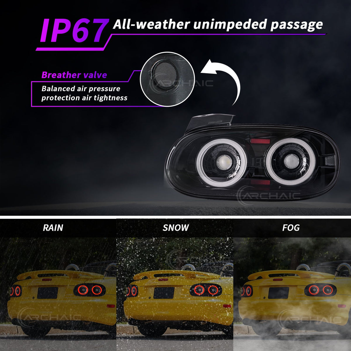 E-Prüfzeichen-zertifizierte LED-Rückleuchten für Mazda MX-5 Miata NB (1998–2005)