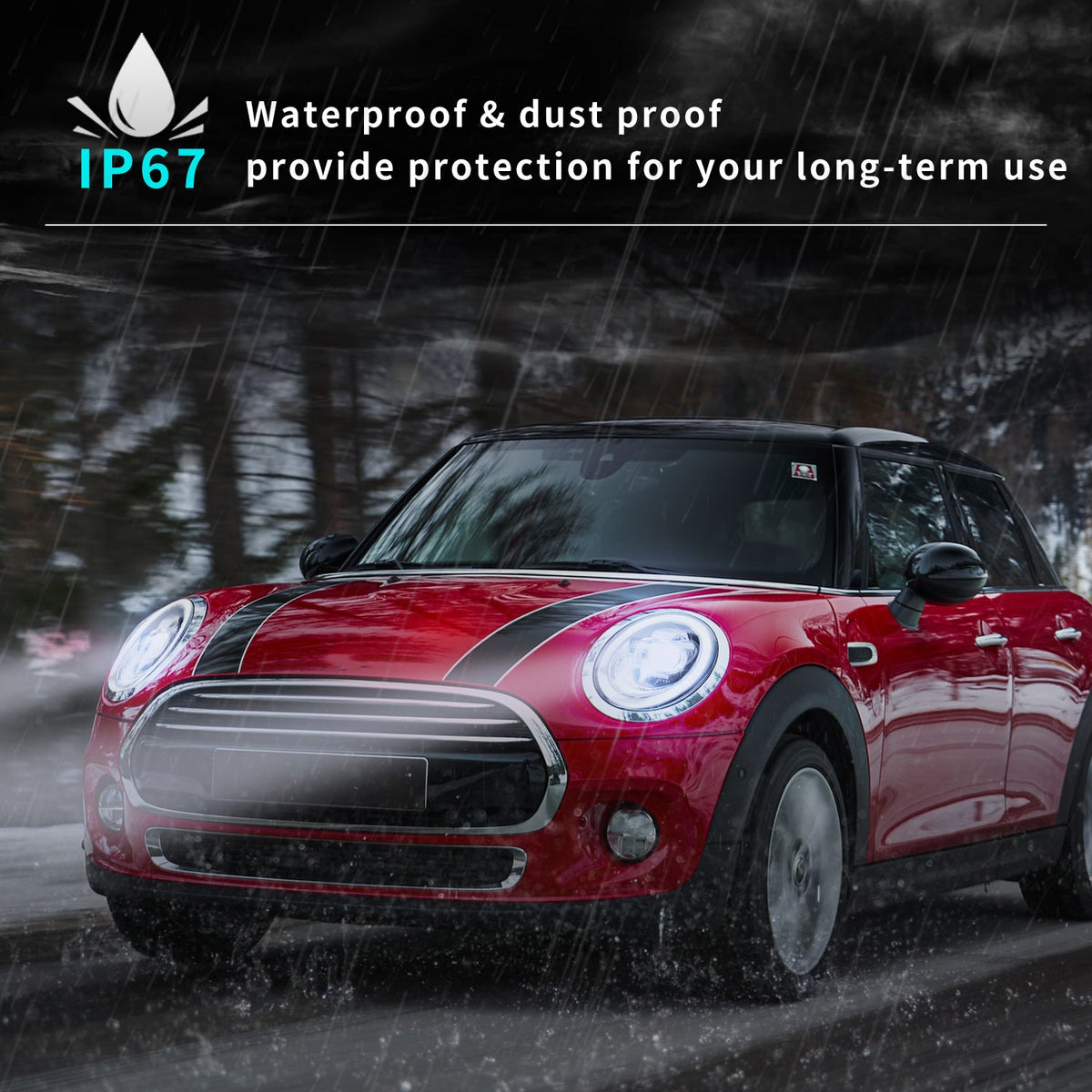 Phares LED pour Mini Cooper F54 F55 F56 F57 – Mise à niveau complète LED (2014–2021)