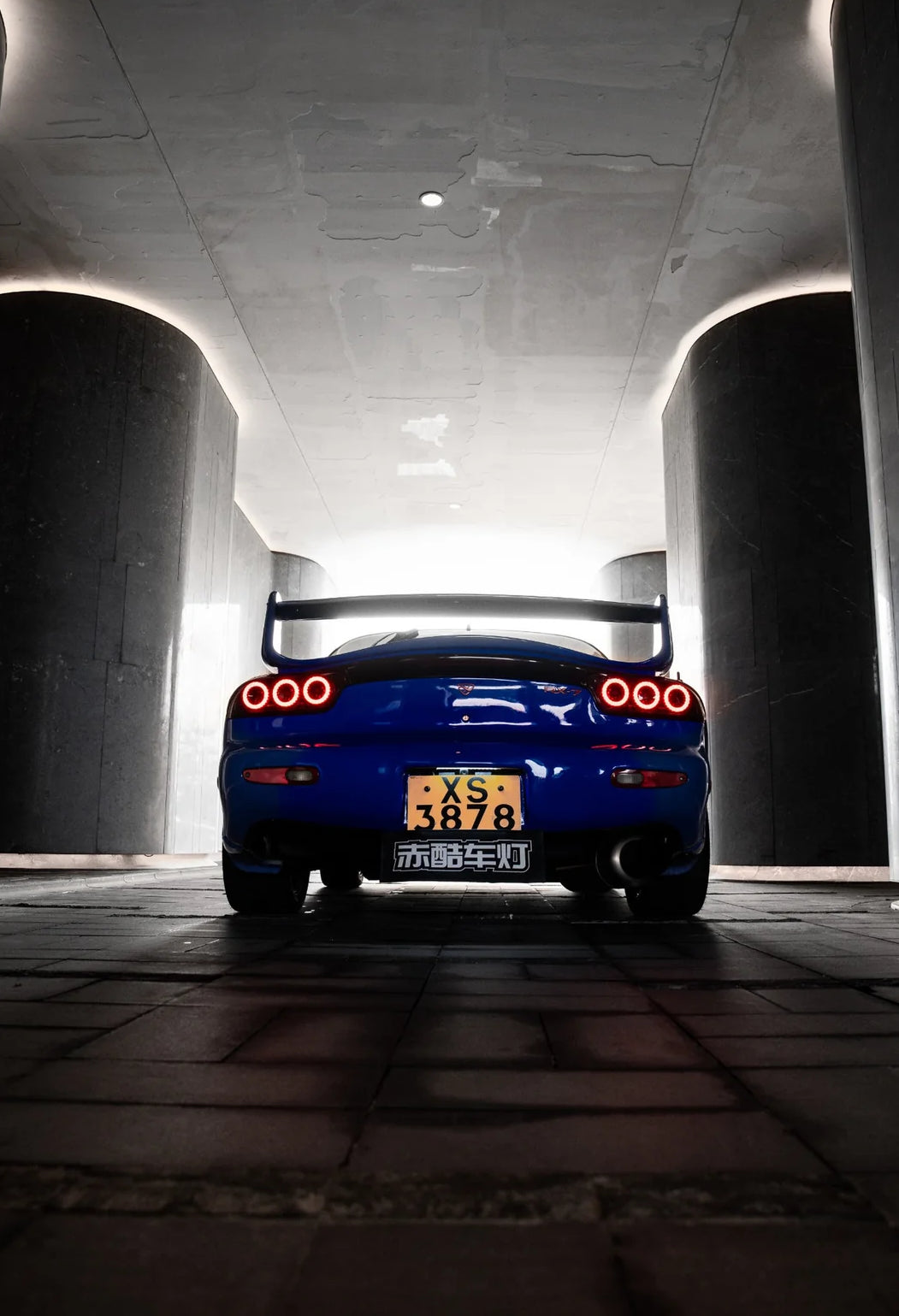 Pilotos traseros LED Rotor Pulse Signature para Mazda RX-7 FD3S - Transparentes / Ahumados (1992–1996)