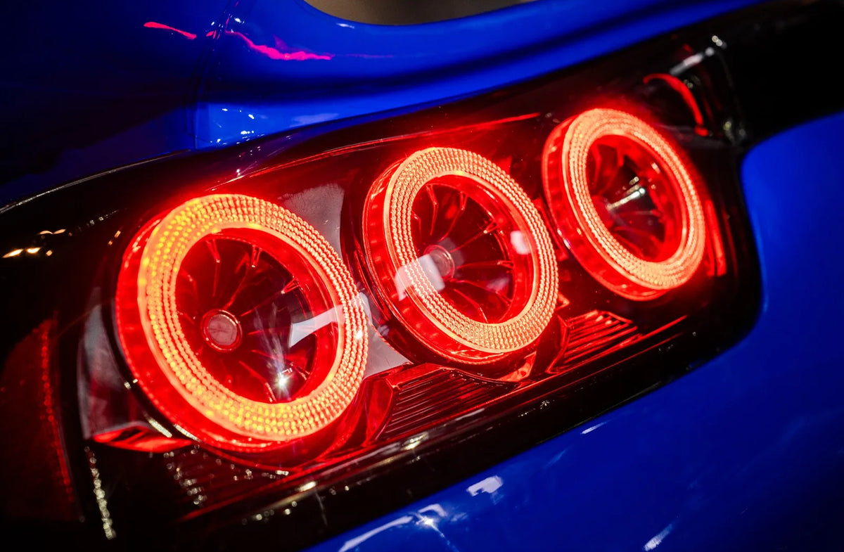 Pilotos traseros LED Rotor Pulse Signature para Mazda RX-7 FD3S - Transparentes / Ahumados (1992–1996)