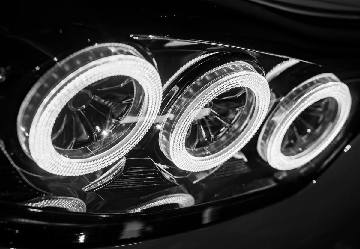 Pilotos traseros LED Rotor Pulse Signature para Mazda RX-7 FD3S - Transparentes / Ahumados (1992–1996)