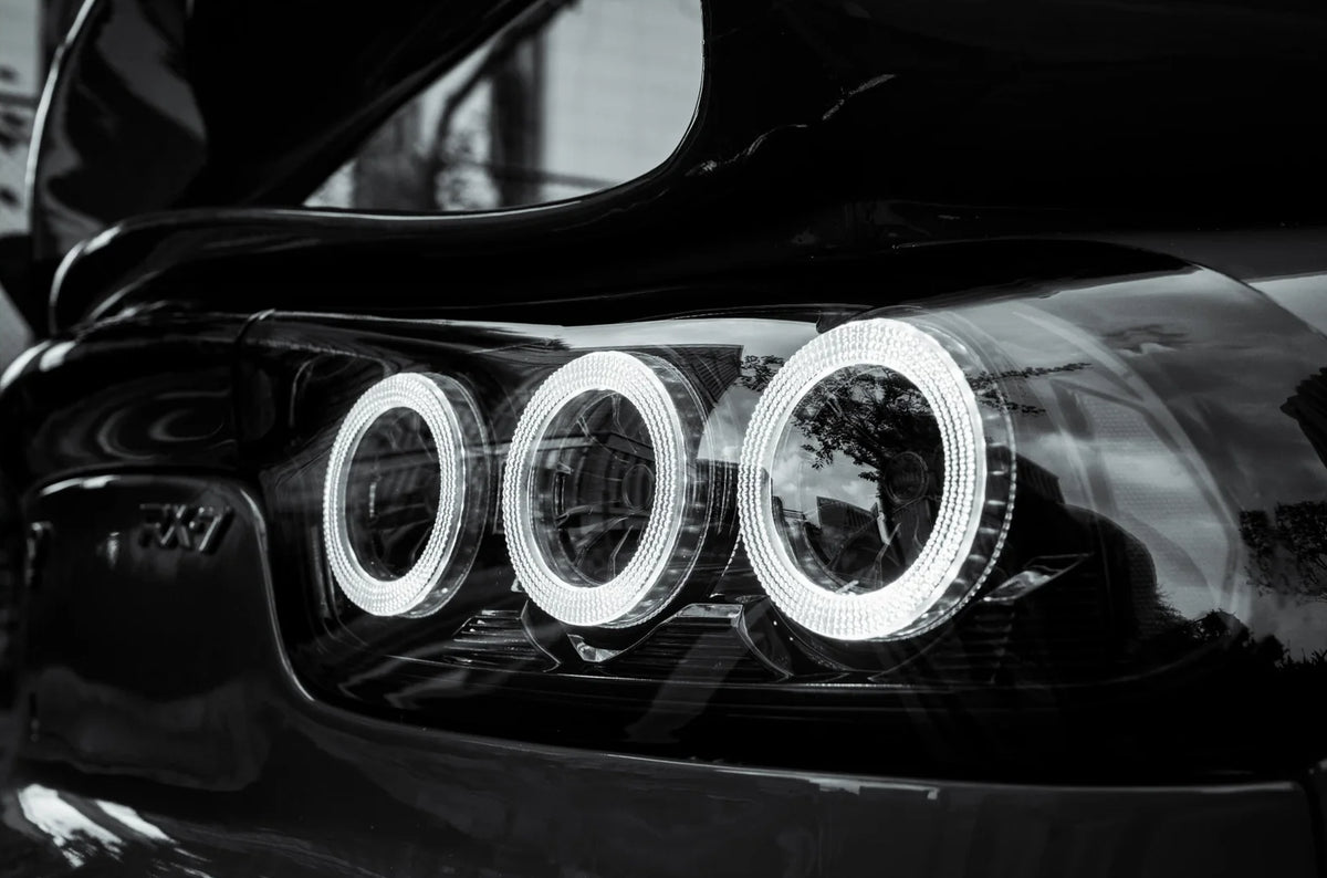 Pilotos traseros LED Rotor Pulse Signature para Mazda RX-7 FD3S - Transparentes / Ahumados (1992–1996)