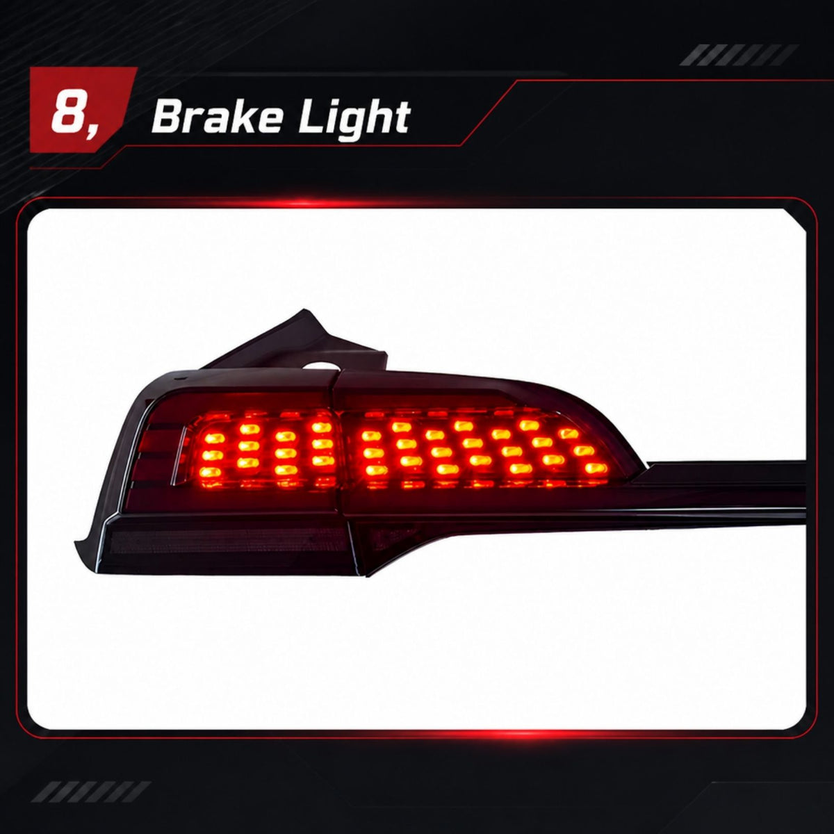Luces traseras LED completas y barra de luz central para Tesla Model 3 (2017–2023)