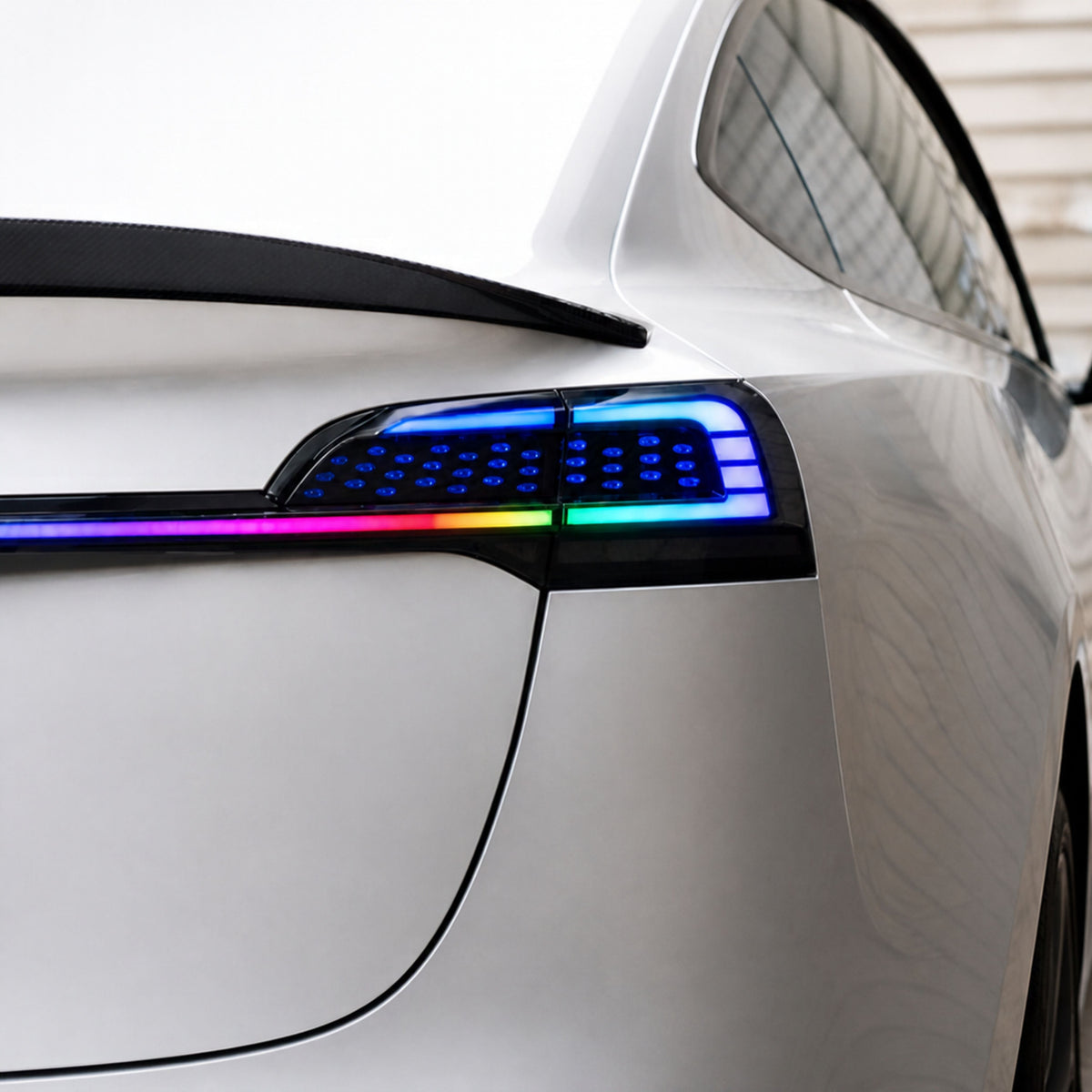 Luces traseras LED RGB distintivas y barra de luz para Tesla Model 3 (2017–2023)