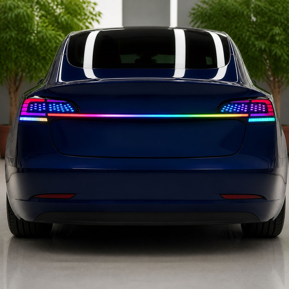 Luces traseras LED RGB distintivas y barra de luz para Tesla Model Y (2020+)