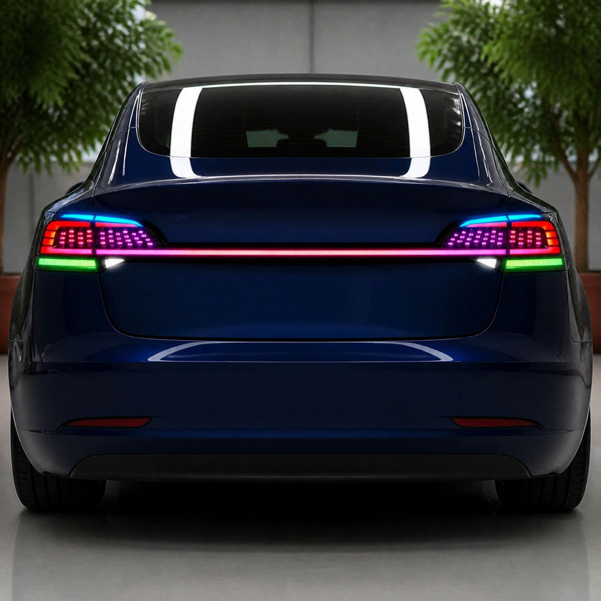 Luces traseras LED RGB distintivas y barra de luz para Tesla Model Y (2020+)