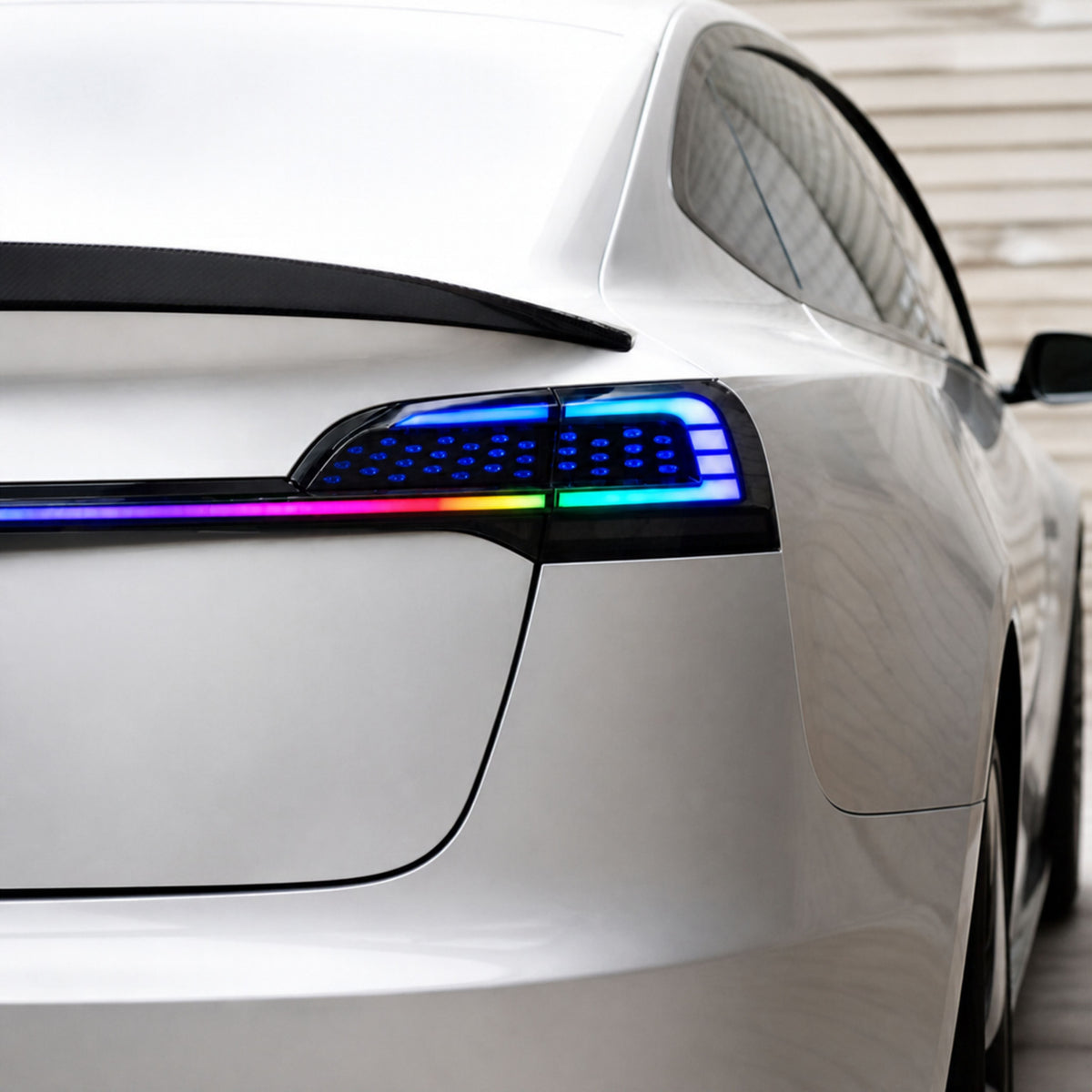 Luces traseras LED RGB distintivas y barra de luz para Tesla Model Y (2020+)