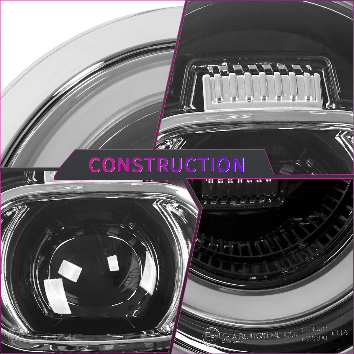 Mini Cooper R50 / R52 / R53 LED Projector Headlights (2001–2007)
