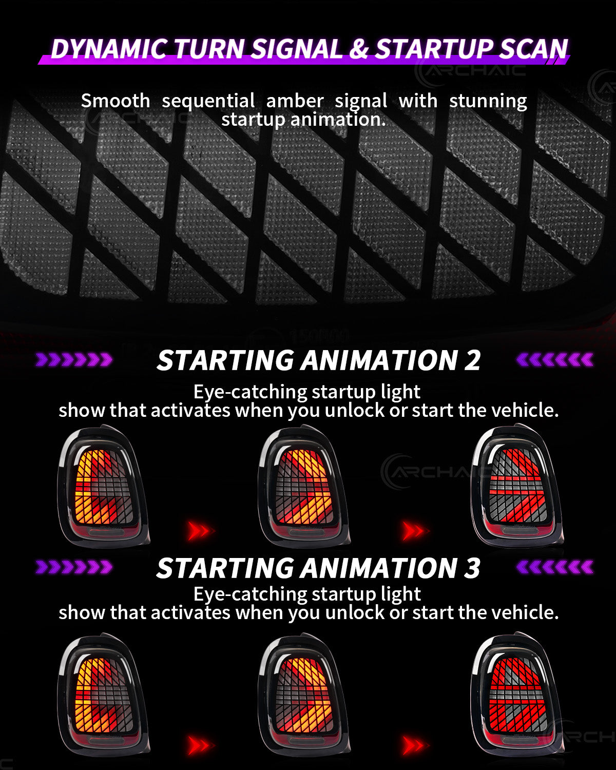 Mini Cooper F55 F56 F57 LED Tail Lights – Sequential Turn (2014–2024)