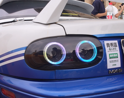 Full LED RGB Tail Lights for Mazda Miata NA (Light Smoke)