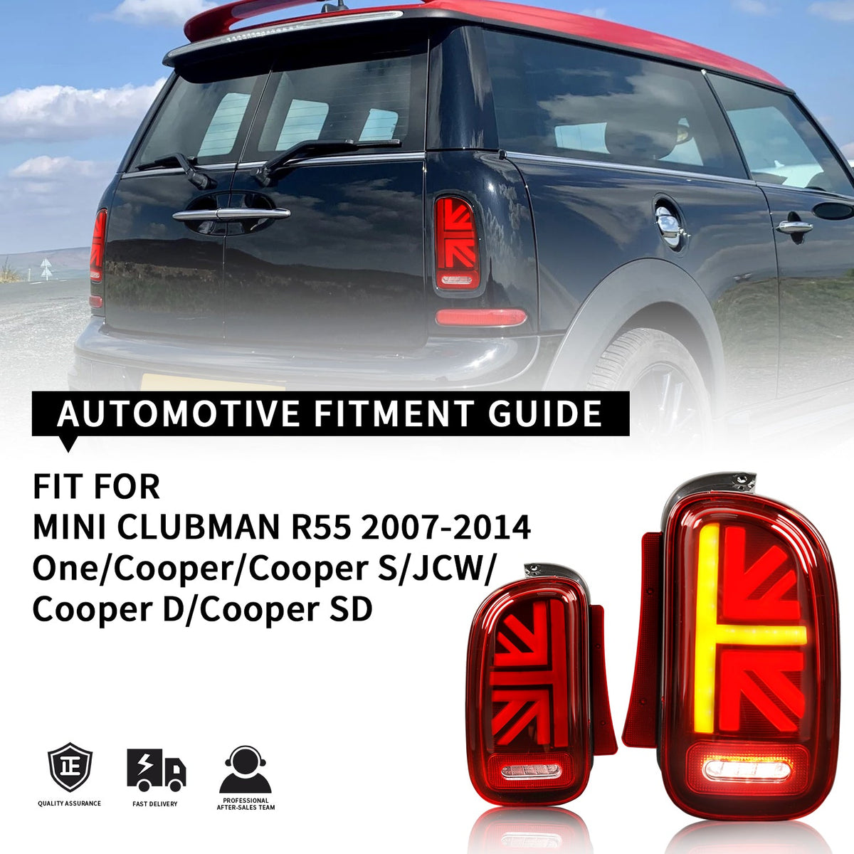 Mini Clubman R55 Full LED Tail Lights (2007–2014) 