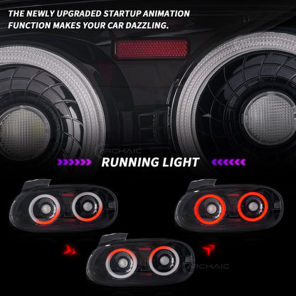 E-Prüfzeichen-zertifizierte LED-Rückleuchten für Mazda MX-5 Miata NB (1998–2005)