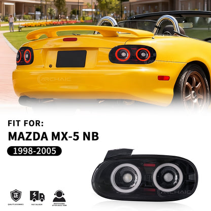 E-Prüfzeichen-zertifizierte LED-Rückleuchten für Mazda MX-5 Miata NB (1998–2005)