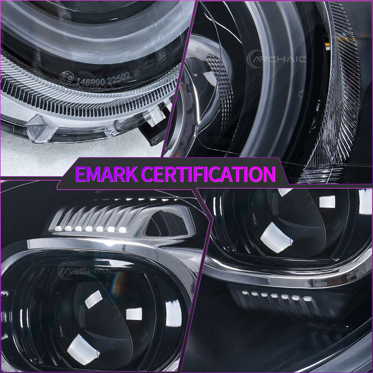 Mini Cooper R56 R57 R58 R59 LED Headlights – RGB Startup Animation (2007–2013)