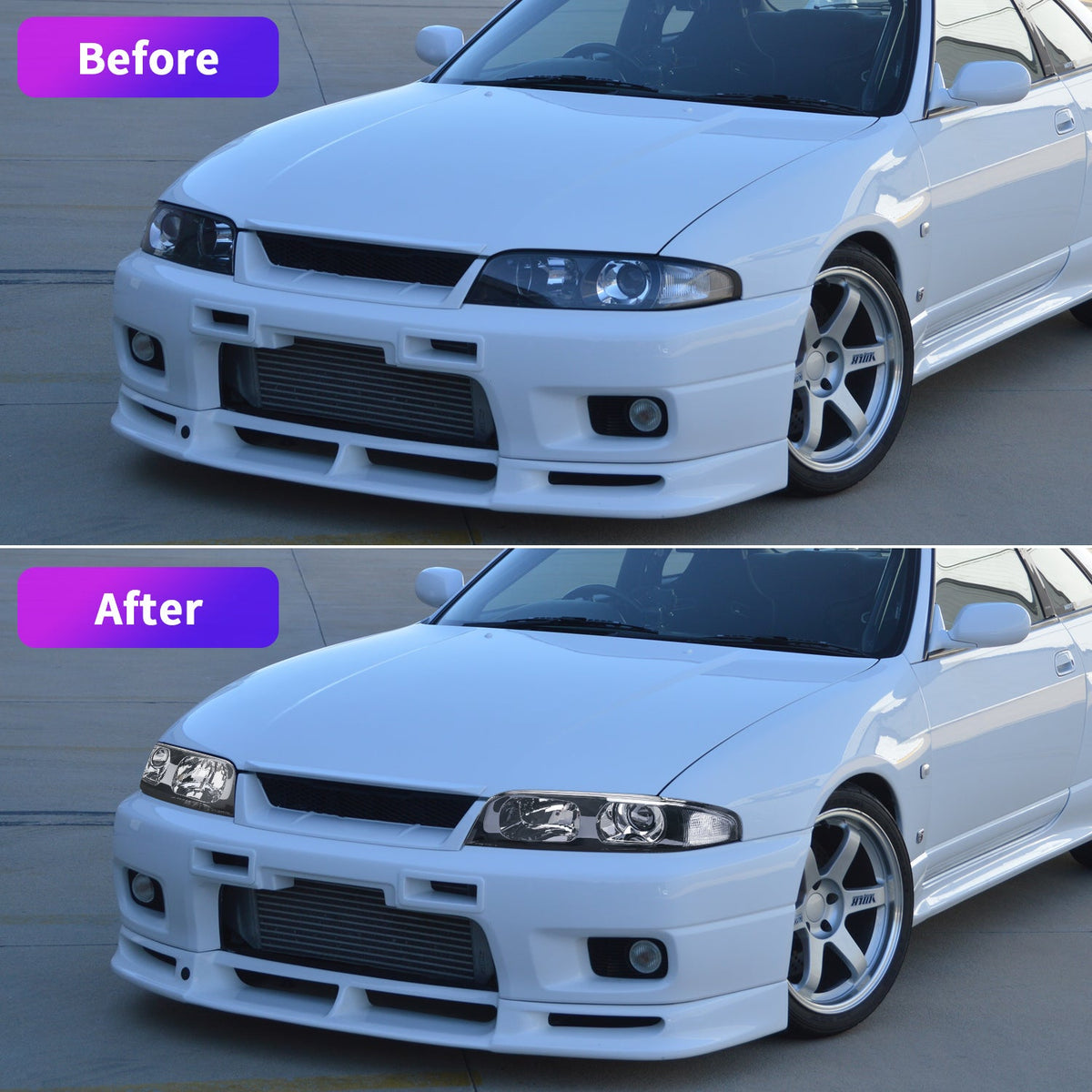 Nissan Skyline R33 GT-R LED-Scheinwerfer – Plug & Play (1995–1998)