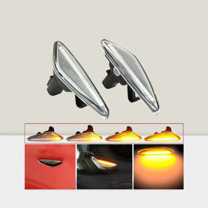 Intermitentes laterales LED dinámicos secuenciales para Mazda MX-5 Miata ND (par)