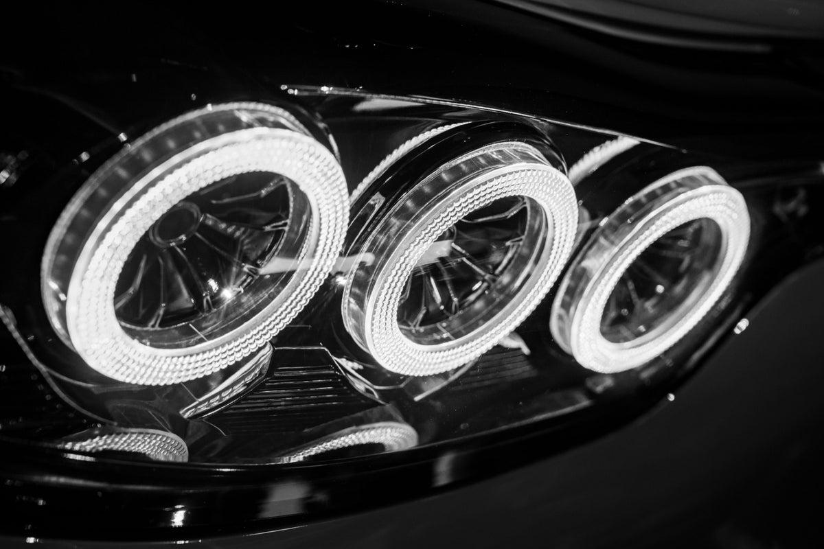 Pilotos traseros LED Rotor Pulse Signature para Mazda RX-7 FD3S - Transparentes / Ahumados (1992–1996)