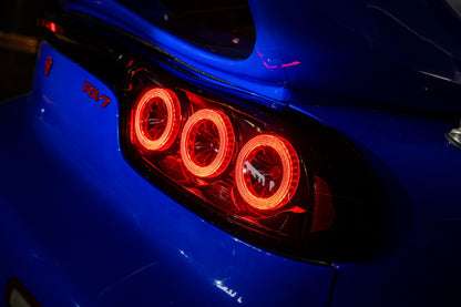 Pilotos traseros LED Rotor Pulse Signature para Mazda RX-7 FD3S - Transparentes / Ahumados (1992–1996)