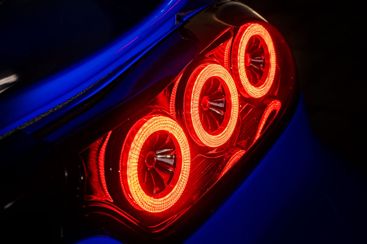 Pilotos traseros LED Rotor Pulse Signature para Mazda RX-7 FD3S - Transparentes / Ahumados (1992–1996)