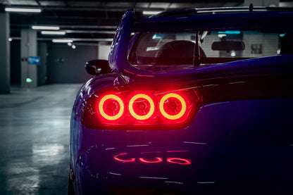 Pilotos traseros LED Rotor Pulse Signature para Mazda RX-7 FD3S - Transparentes / Ahumados (1992–1996)
