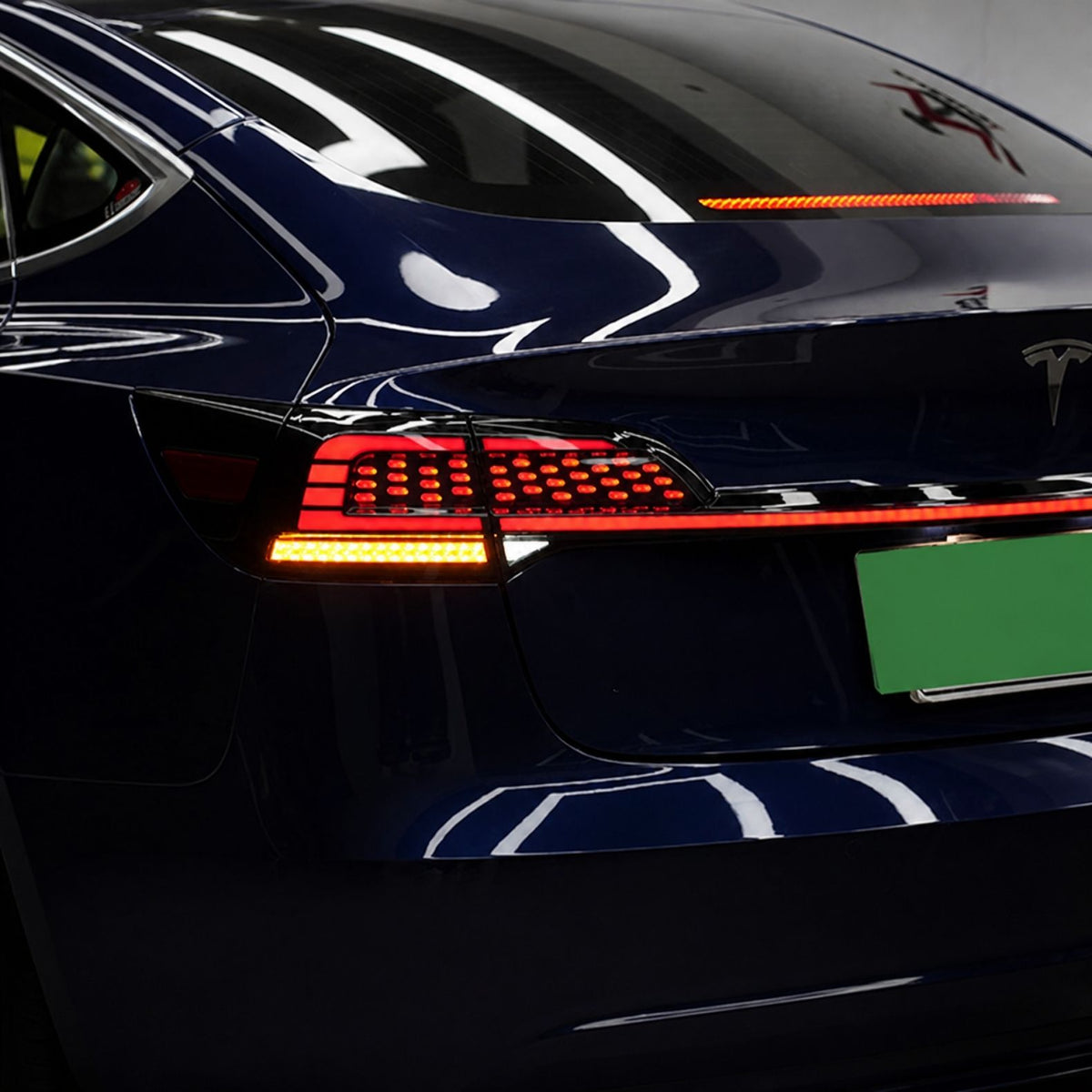 Luces traseras LED completas y barra de luz central para Tesla Model 3 (2017–2023)