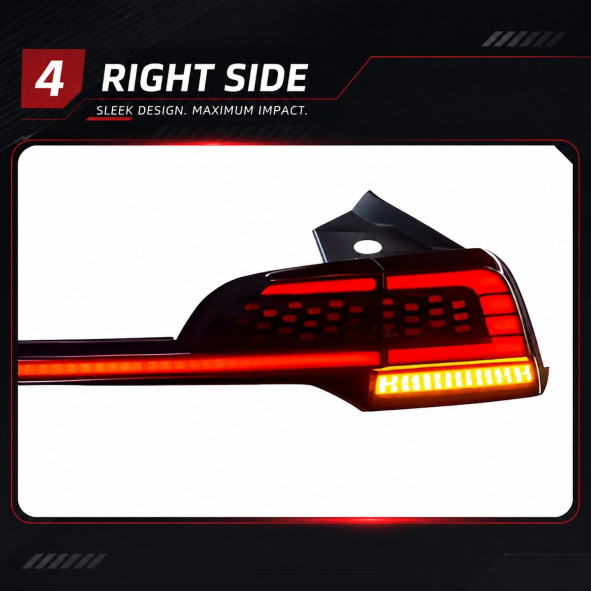 Luces traseras LED completas y barra de luz central para Tesla Model 3 (2017–2023)