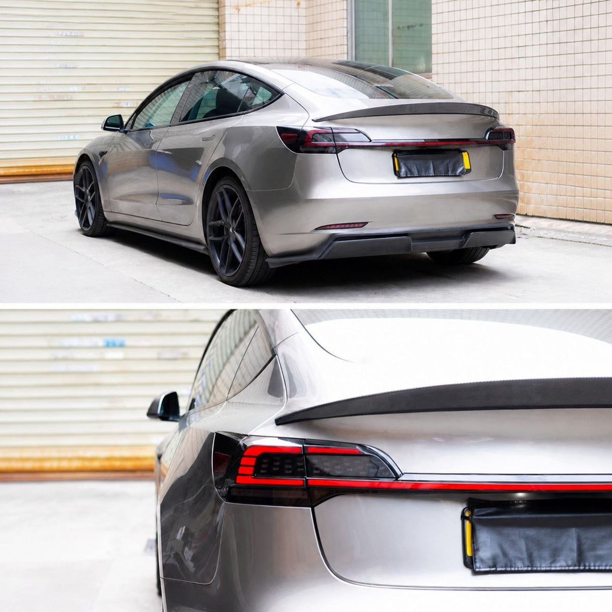 Luces traseras LED completas y barra de luz central para Tesla Model Y (2020+)